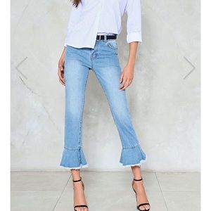 Light wash jeans from Nasty Gal